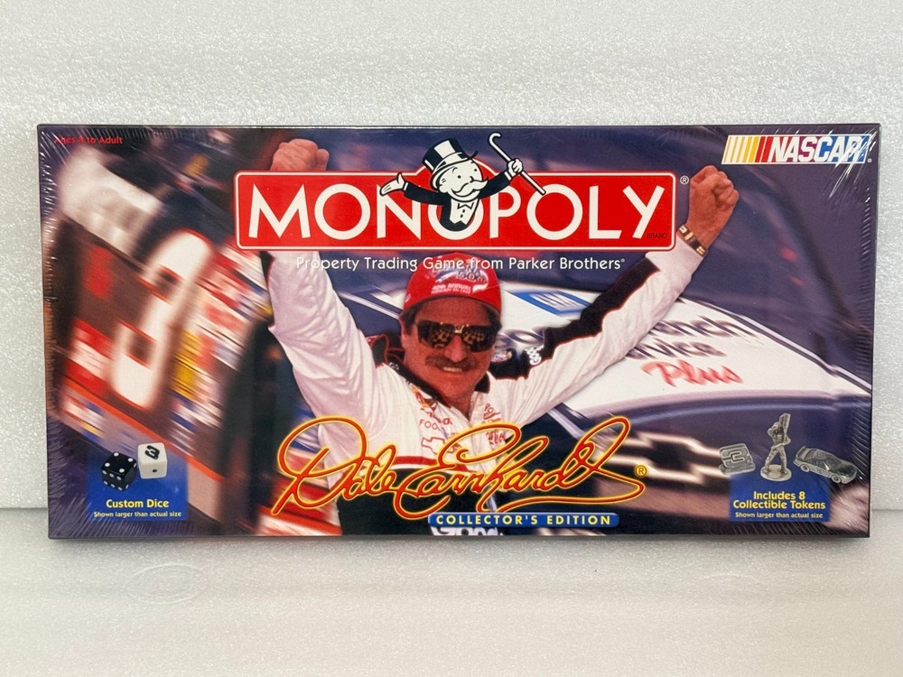 Monopoly Nascar Dale Earnhardt 2000 Collector’s Edition Board Game (NEW SEALED)
