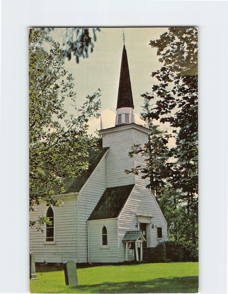Postcard St Paul's Her Majesty's Chapel of the Mohawks Brantford Ontario Canada