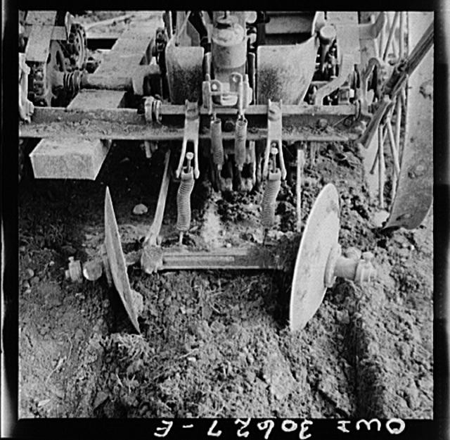 Photo:Fort Kent Maine Leonard Gagnon 1900s Potato Planting Farm Implement