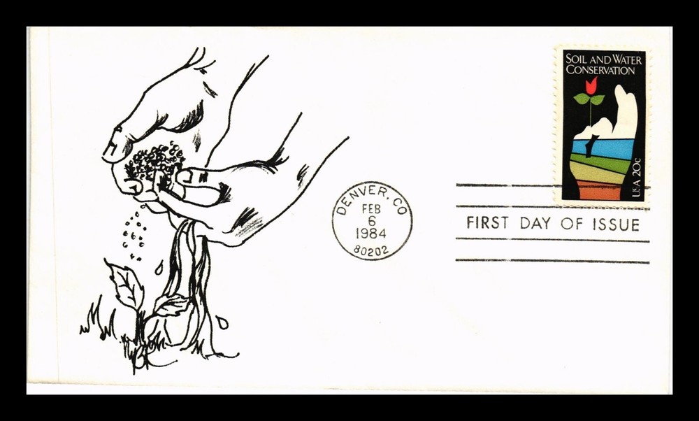 DR Jim Stamps US Soil Water Conservation FDC Limited Edition Cover