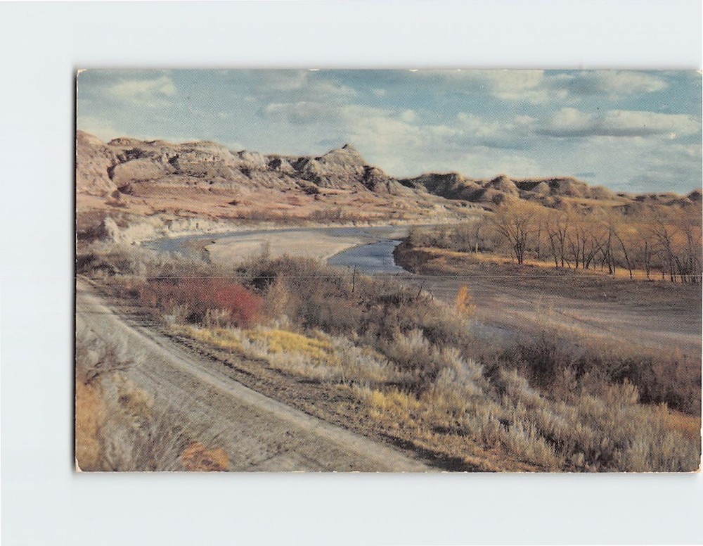 Postcard Little Missouri River North Dakota USA
