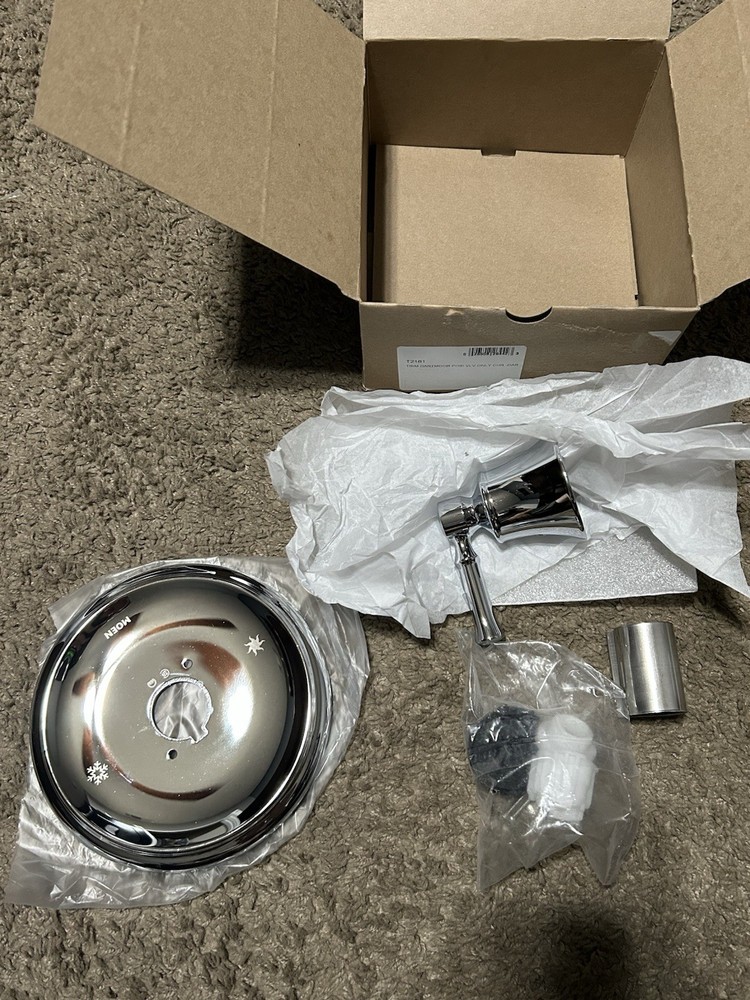 Moen T2181 Chrome Dartmoor Posi-Temp Shower 1 Handle Valve Trim Only!