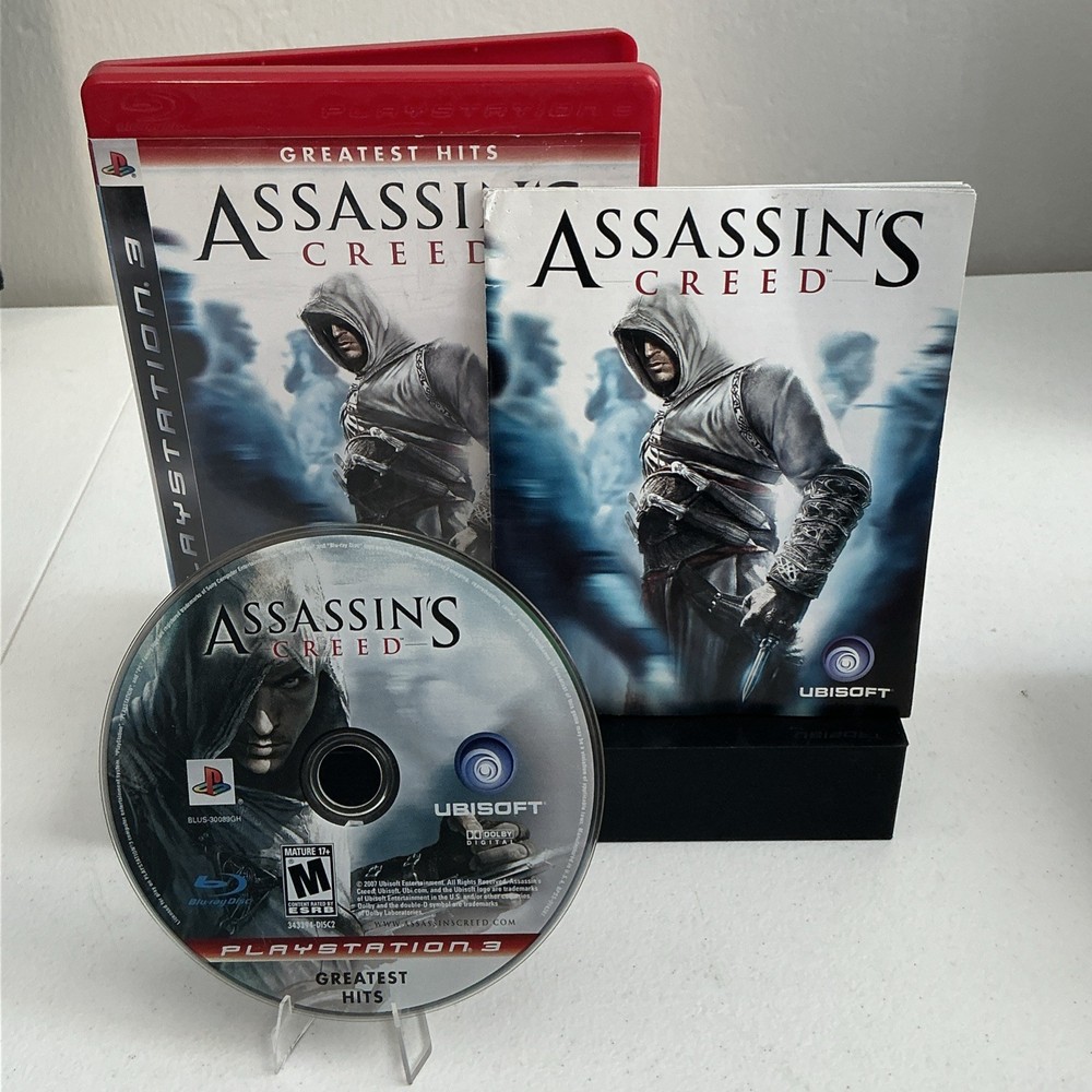 Assassin's Creed PS3 Complete Sony PlayStation 3 Greatest Hits W/Manual