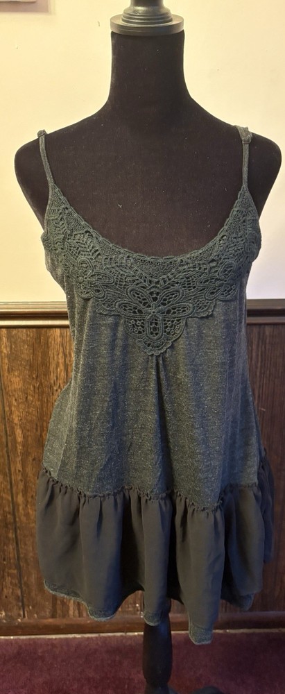 a’reve Anthropology  Women’s Dark Grey Tank Top Style Shirt Size medium