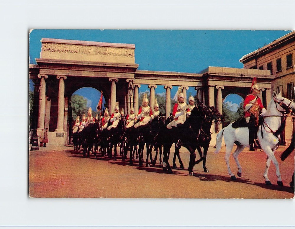 Postcard The Queens Life Guard London England