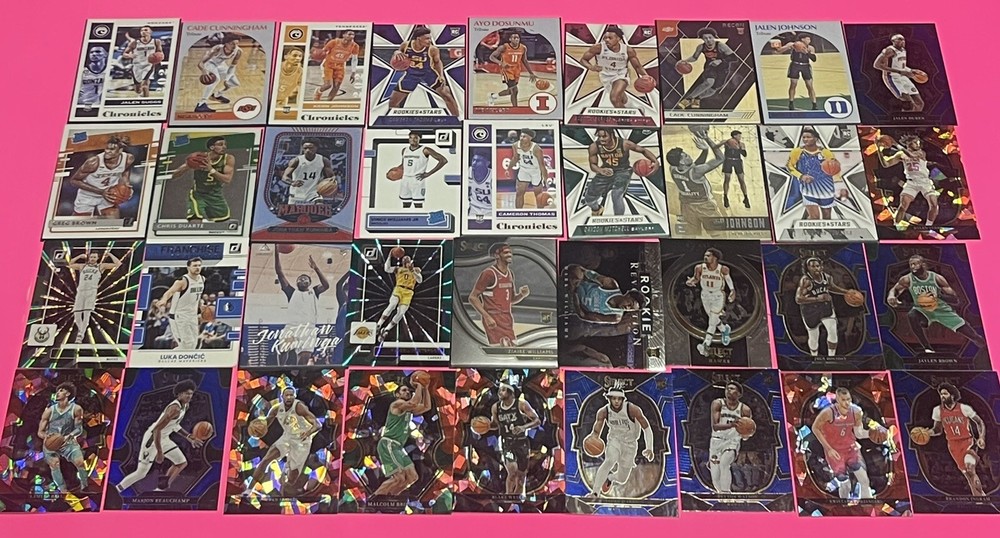 36 NBA Basketball Cards - Big Name Rookies & Vets at Steal Value