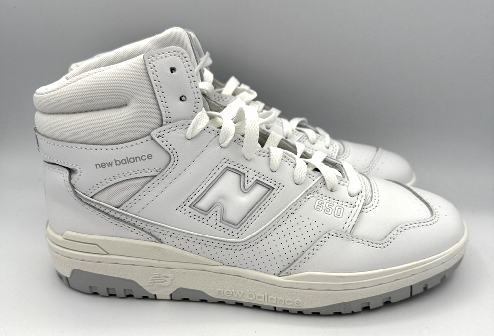New Balance 650R Shoes Mens Size 9 D White Outdoor BB650RWW