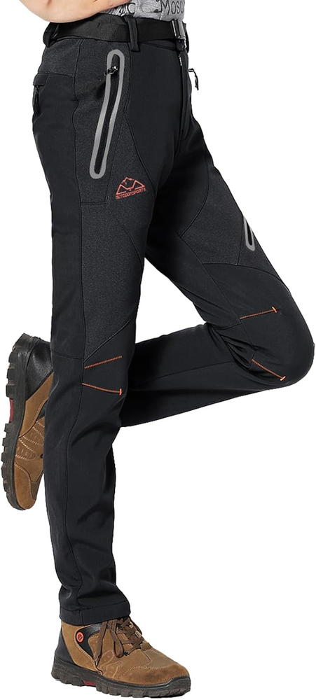 Women'S Snow Pants Waterproof Insulated Fleece Thermal Ski Hiking Snowboard Pant