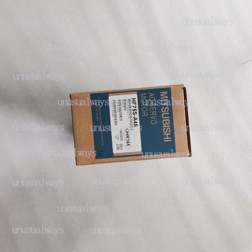 One Mitsubishi HF75S-A48 AC Servo Motor New