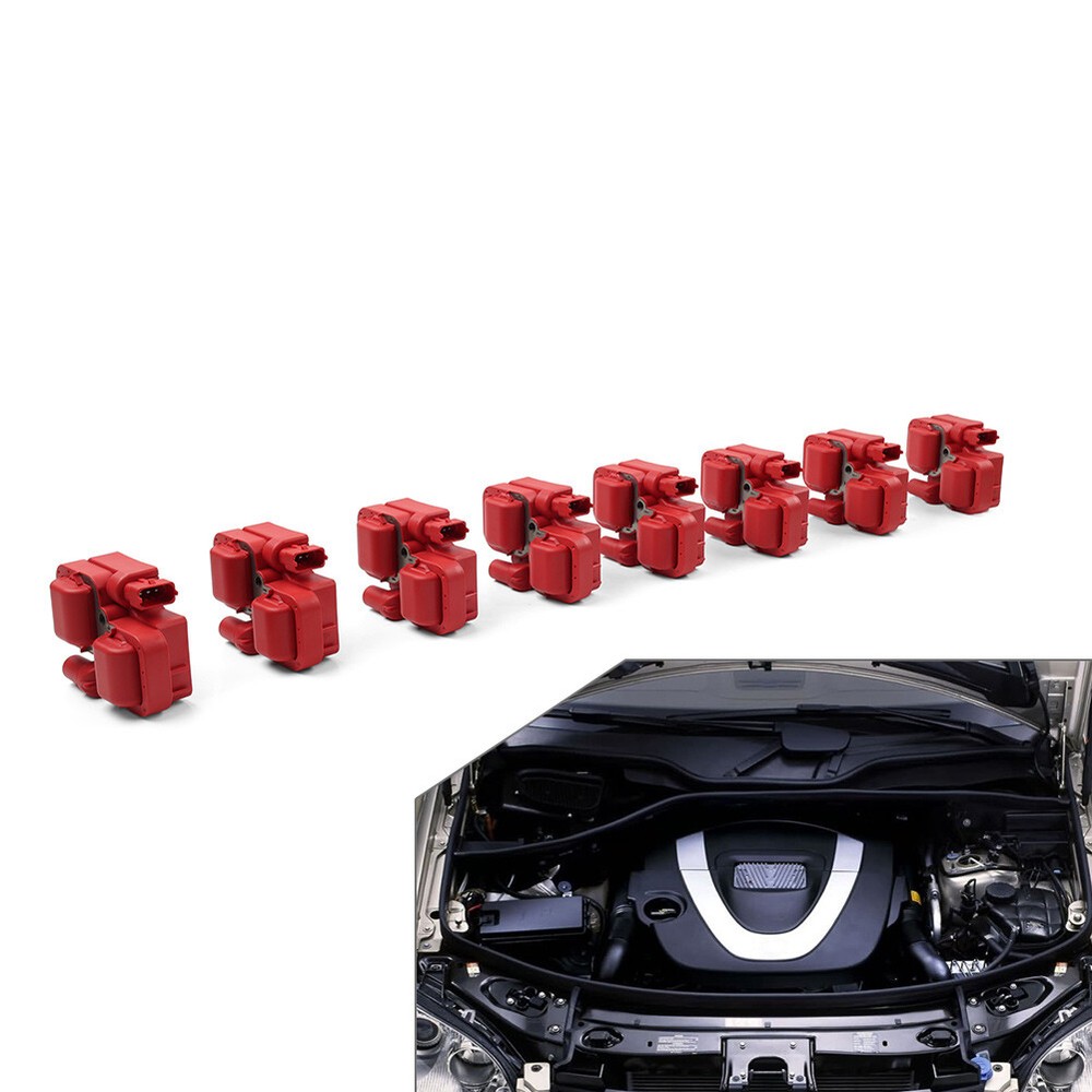 High-Performance 8x Ignition Coil Pack UF359 for Mercedes E320 ML320 C280 S430 SL500 G500