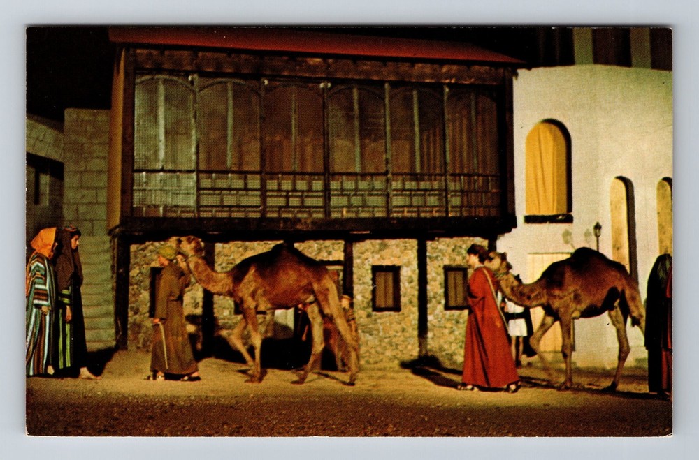 Eureka Springs AR-Arkansas The Great Passion Play Scene Vintage Postcard View