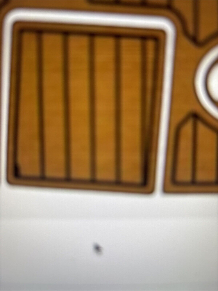 2001 Sea Ray 240 Sundancer Swim Platform Single Pad Boat EVA Teak Floor Mat