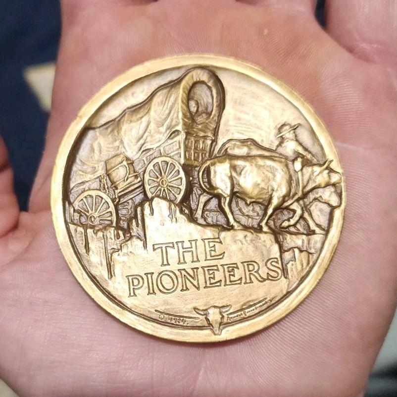 Medallic Art Co. Ann Arbor Centennial Bronze Medal The Pioneers Commemorative