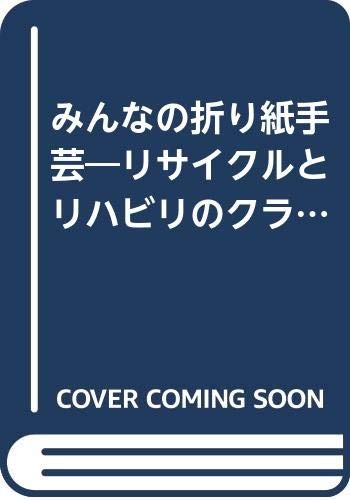 Used Block 3D Origami Claft No.3 / Handmade Paper Craft Pattern ... book form JP