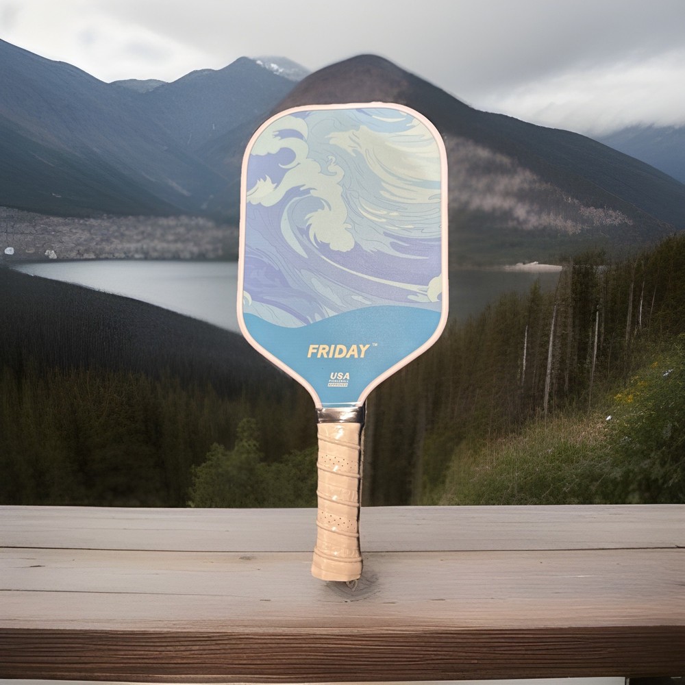 NEW Friday Pickleball Paddle, USA Pickleball Approved, Durable Carbon Fiber