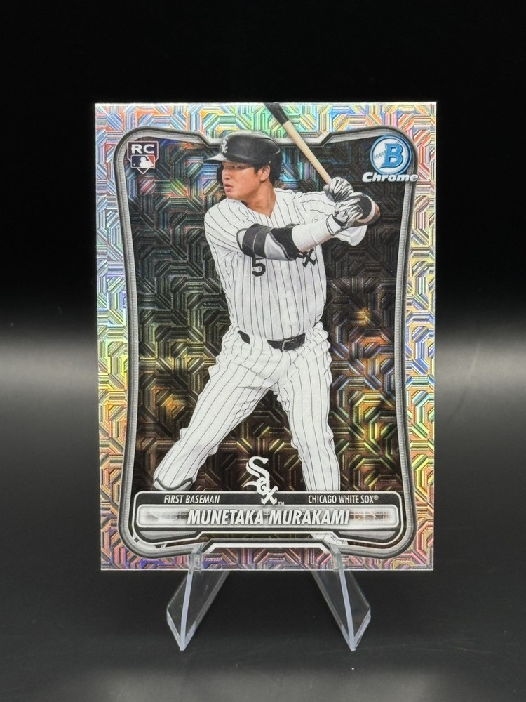 Munetaka Murakami Mojo Chrome Refractor 2026 Bowman White Sox #9 Rookie Card RC