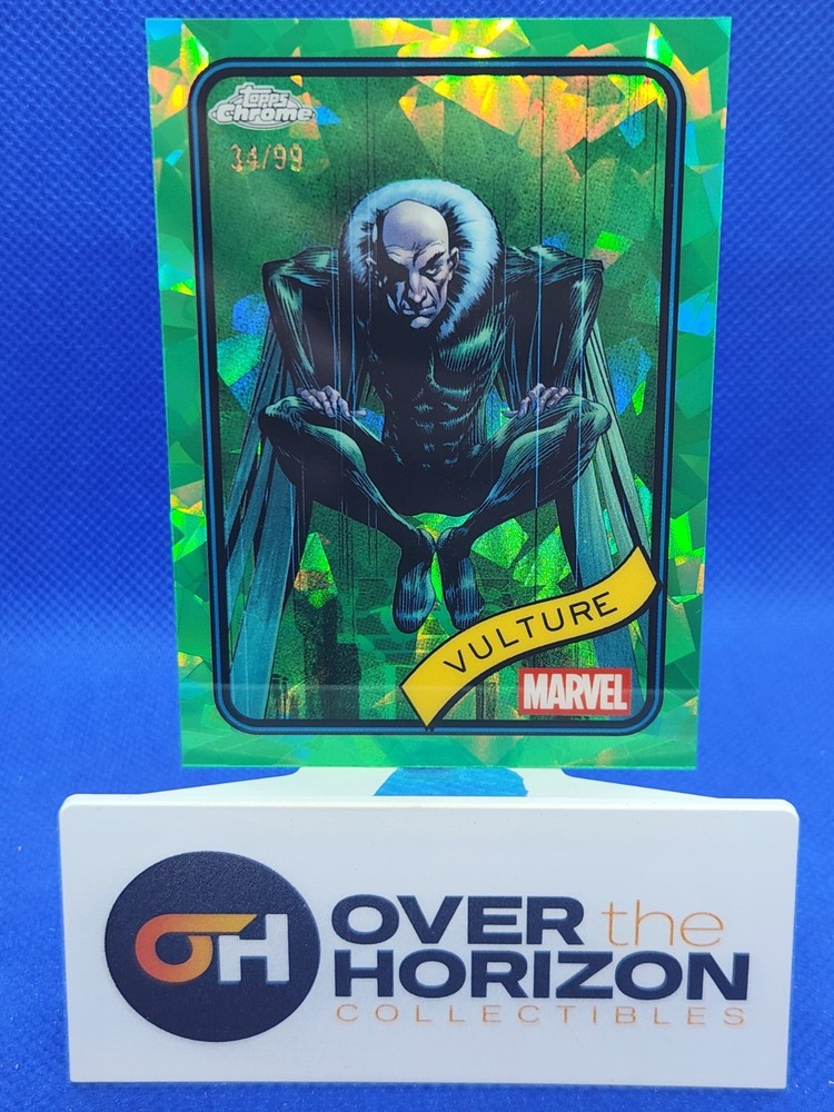 Vulture 2025 Topps Chrome Marvel Sapphire Green Refractor /99