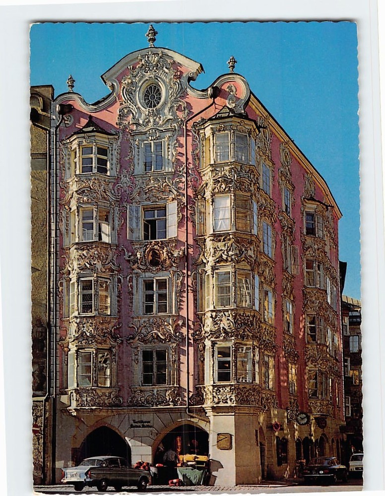 Postcard Helbling House Innsbruck Austria