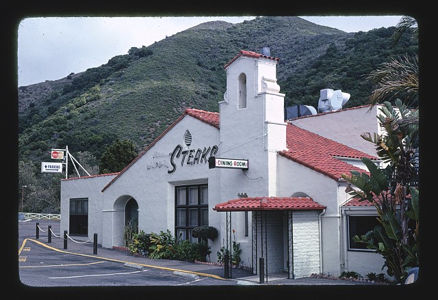 Photo:San Luis Obispo California Motel Inn 1976 Steaks Dining Room