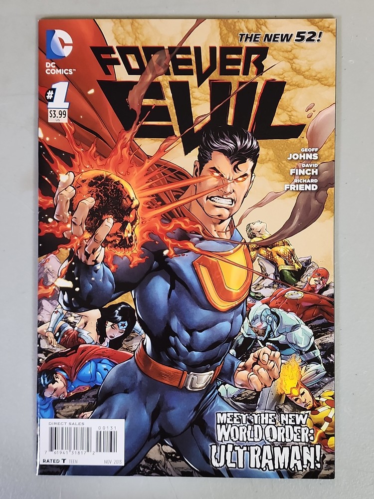 Forever Evil #1 Cover B NM Ivan Reis Ultraman 1:25 New 52 DC Comics 2013