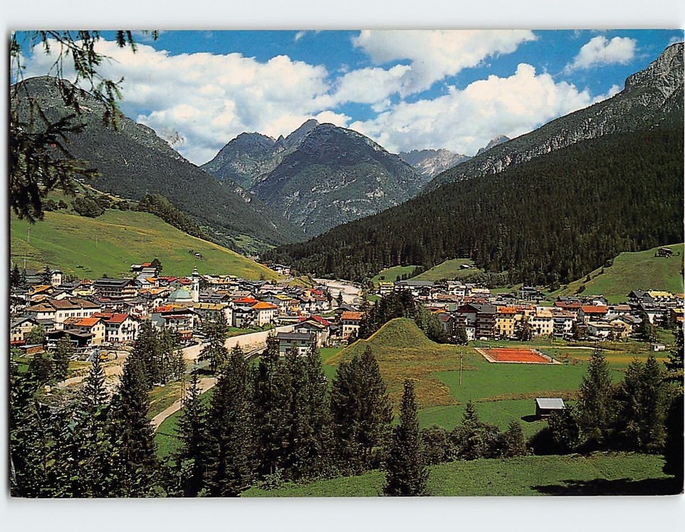 Postcard Panoramic View Campolongo di Cadore Dolomiti Italy