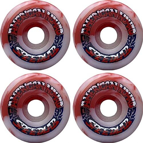 Speedlab Wheels Nomads Natural/Red Swirl Special Edition 56mm 97a (Set of 4)