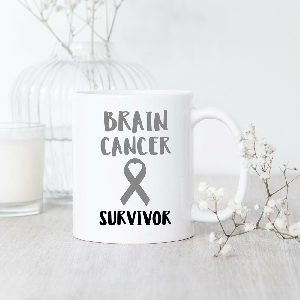 Brain Cancer Survivor Mug Brain Cancer Mug Brain Cancer Gift Brain Cancer