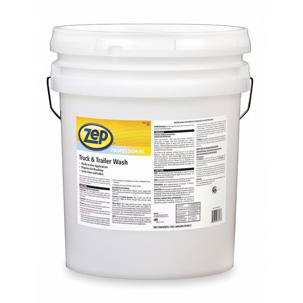 Zep 1041566 Truck And Trailer Wash Pail 5 Gal Concentrate Liquid Mild