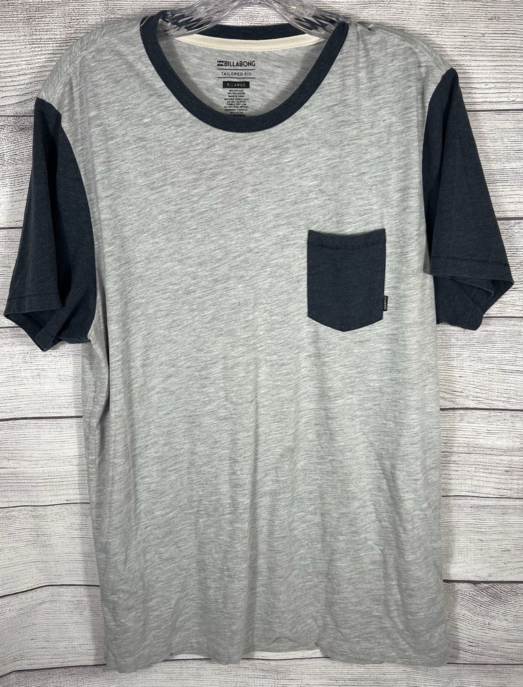 Billabong Mens T Shirt Tailored Fit Short Sleeve Crewneck Cotton Blend XL