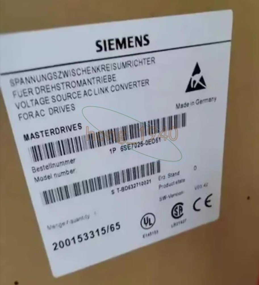 1Pcs New Siemens Main Drive 6Se7026-0Ed61