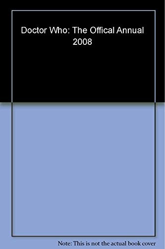 Doctor Who: The Official Annual 2008 by BBC Hardback Book The Fast Free ShippingFREE US DELIVERY | ISBN: 1405903554 | Quality Books