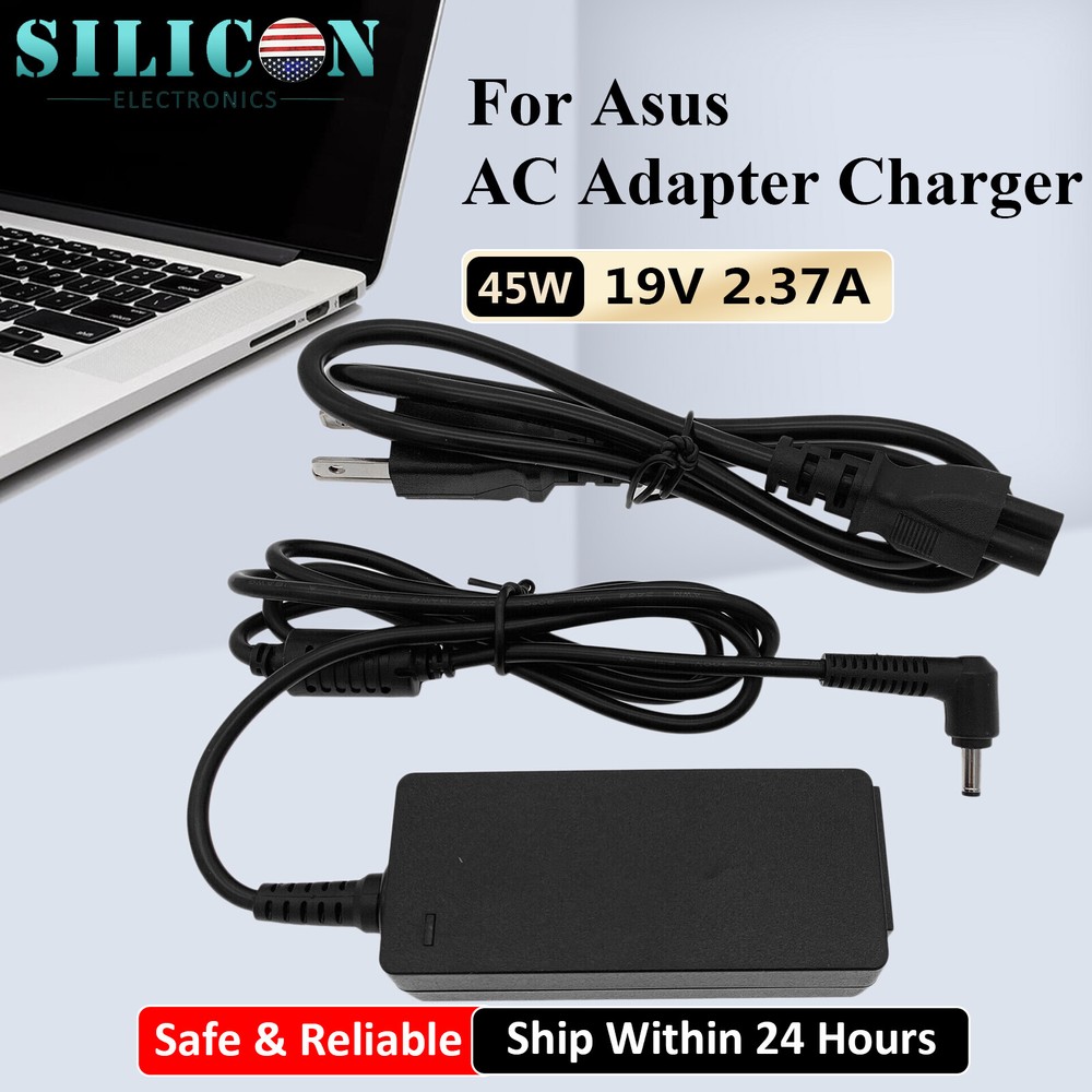 ASUS L410 Laptop 45W AC Adapter Charger Power Cord L410MA-DB02 DB04-image
