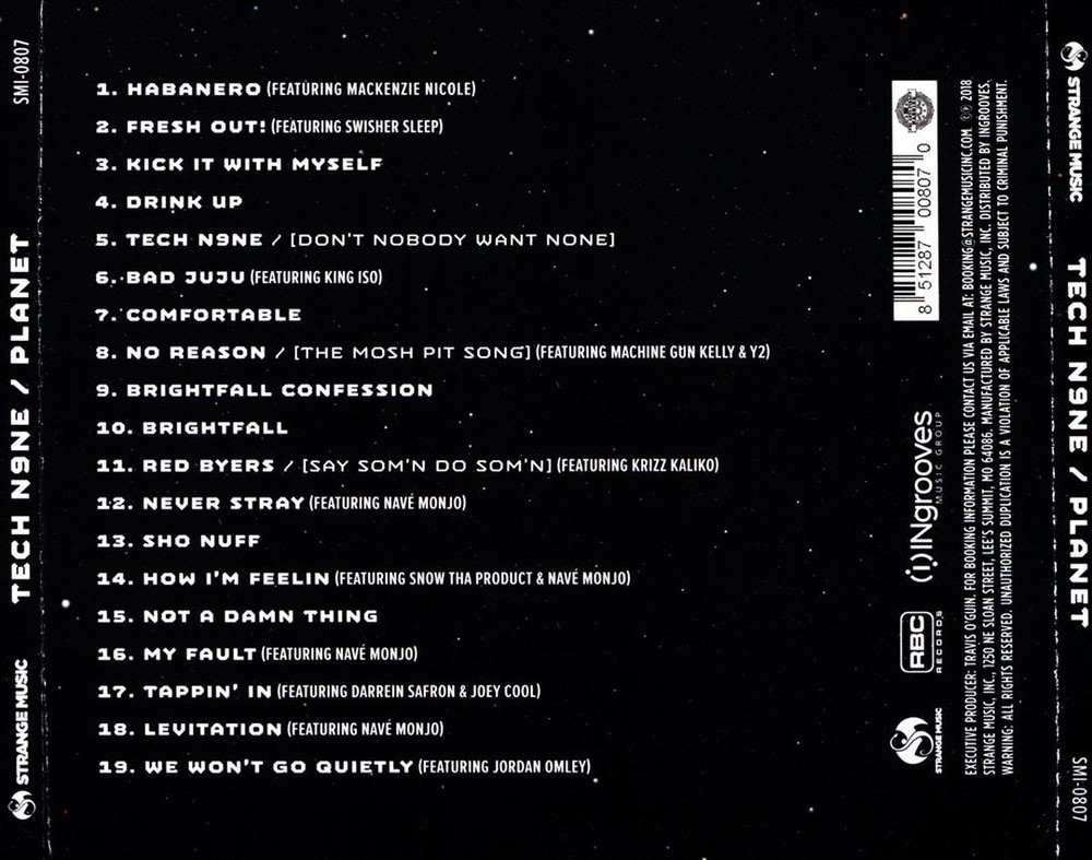Tech N9Ne Planet [Deluxe Version] New Cd