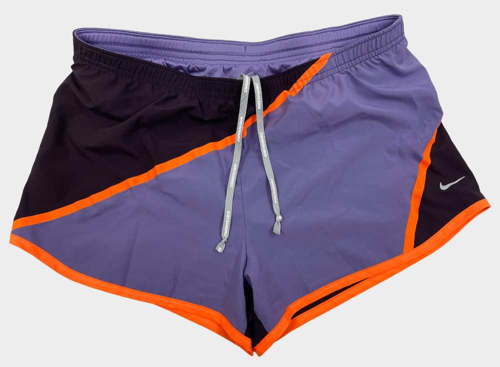 Nike Lined Dri-Fit Purple Blue Orange Running Training Shorts Women's M