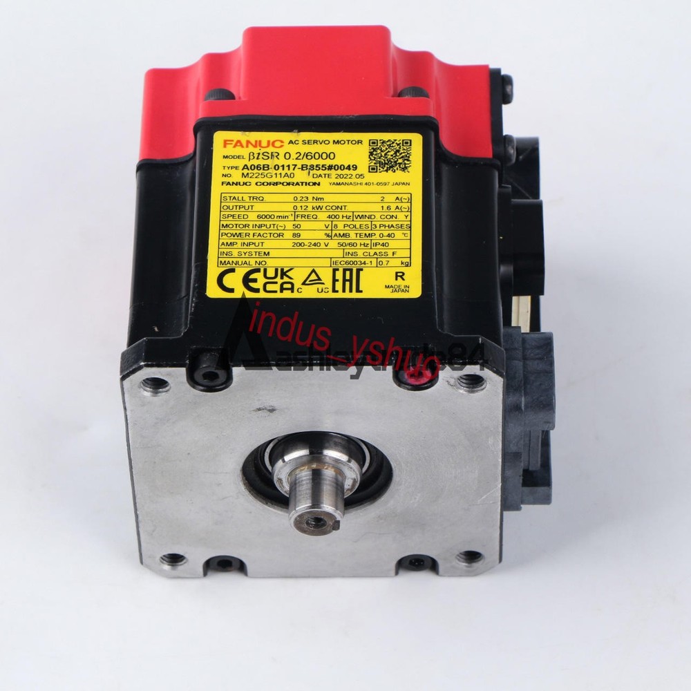 1PC Used FANUC A06B-0117-B855#0049 servo motor