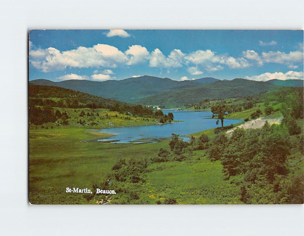 Postcard Panoramic View St. Martin Beauce Quebec Canada