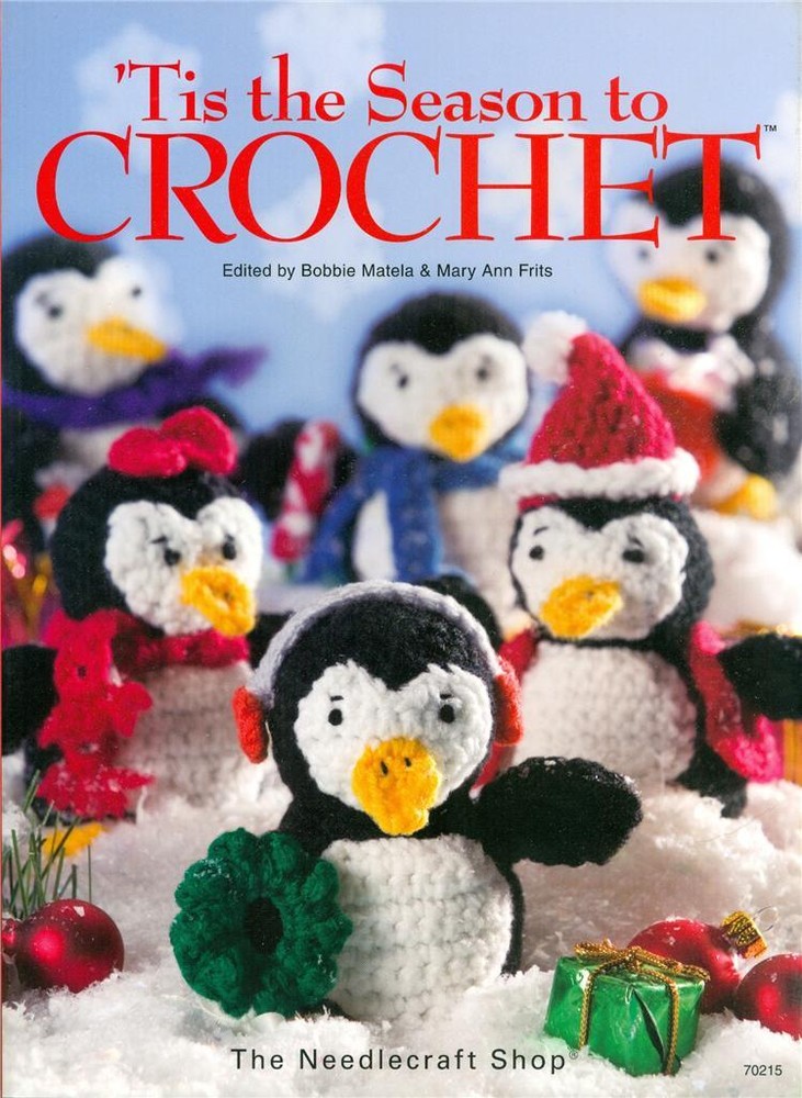 The Needlecraft Shop Christmas TIS THE SEASON TO CROCHET Patterns Book ~ NEW