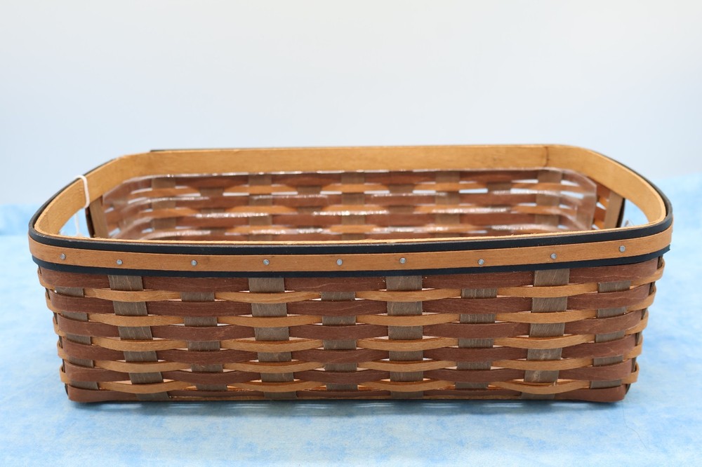 Longaberger Chestnut Side Handled Pantry Basket Protector 2010