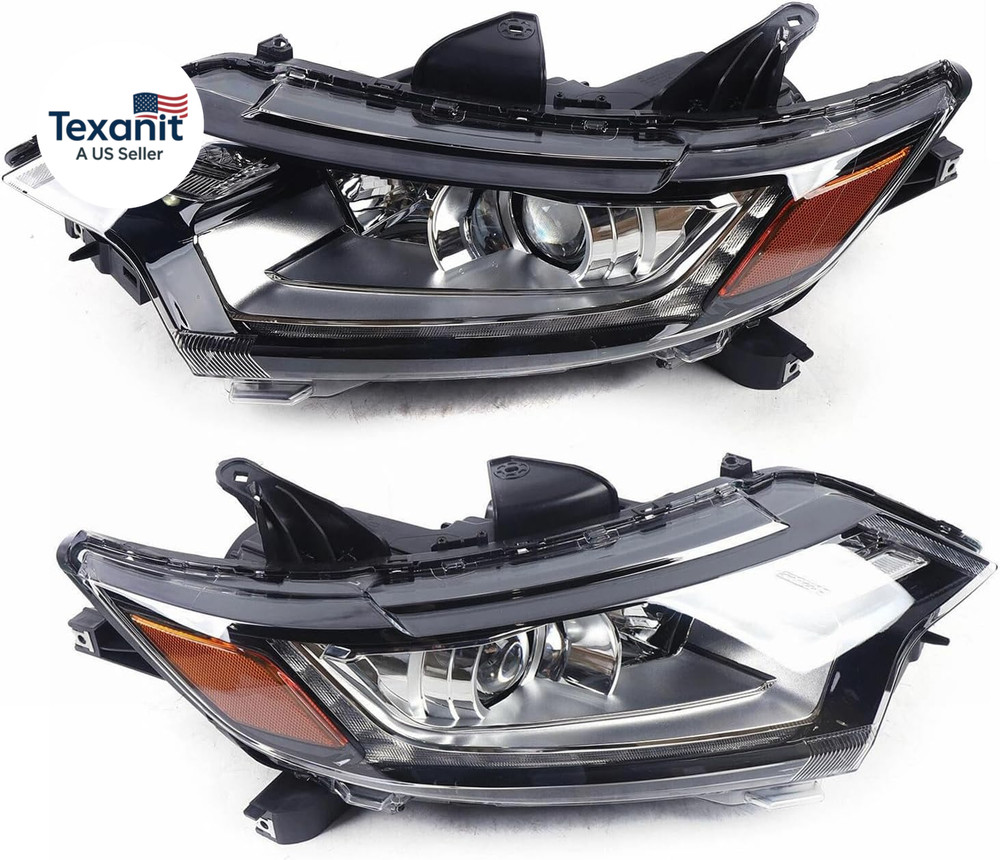 Headlights Assembly Driver and Passenger Side for 2016-2020 Mitsubishi Outlander