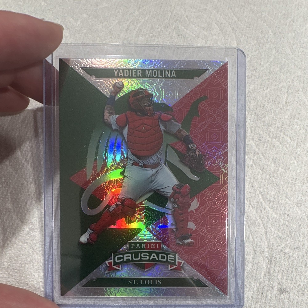 Panini 2025 Crusade Teal Parallel Yadier Molina Cardinals #85 Insert /199