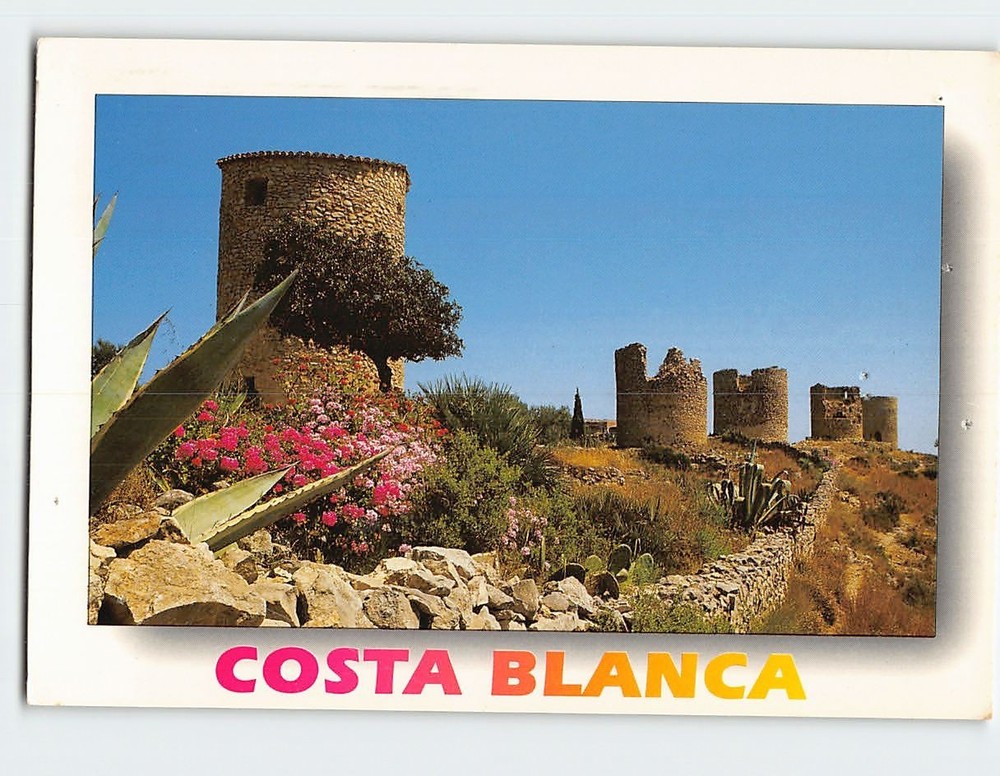 Postcard Molins de la Plan Costa Blanca in Spain