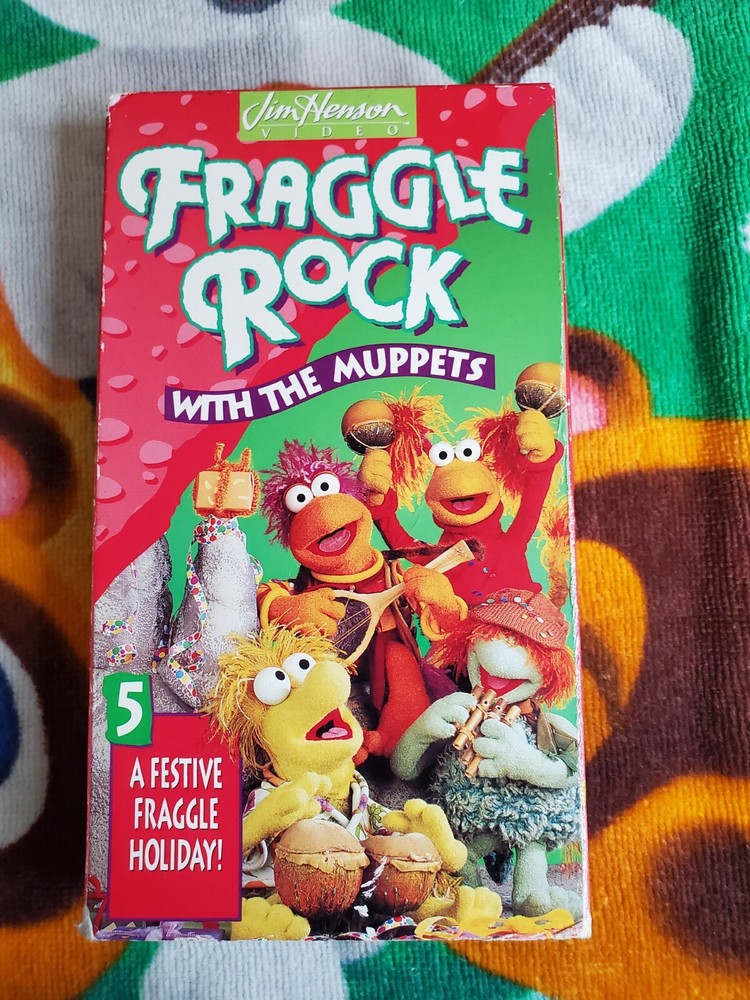 Fraggle Rock with the Muppets A Festive Fraggle Holiday Jim Henson VHS 1993