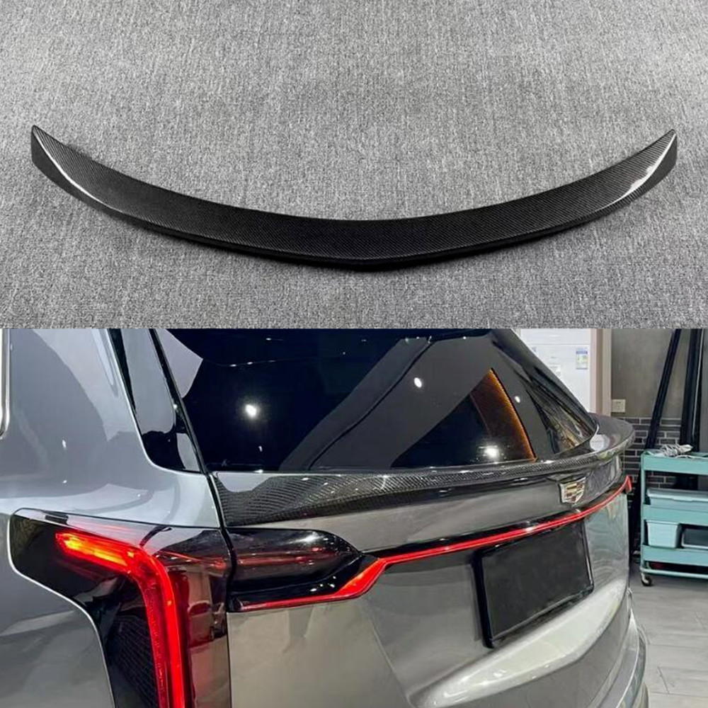 Carbon Fiber Rear Lip Spoiler for 2020-2025 Cadillac XT6