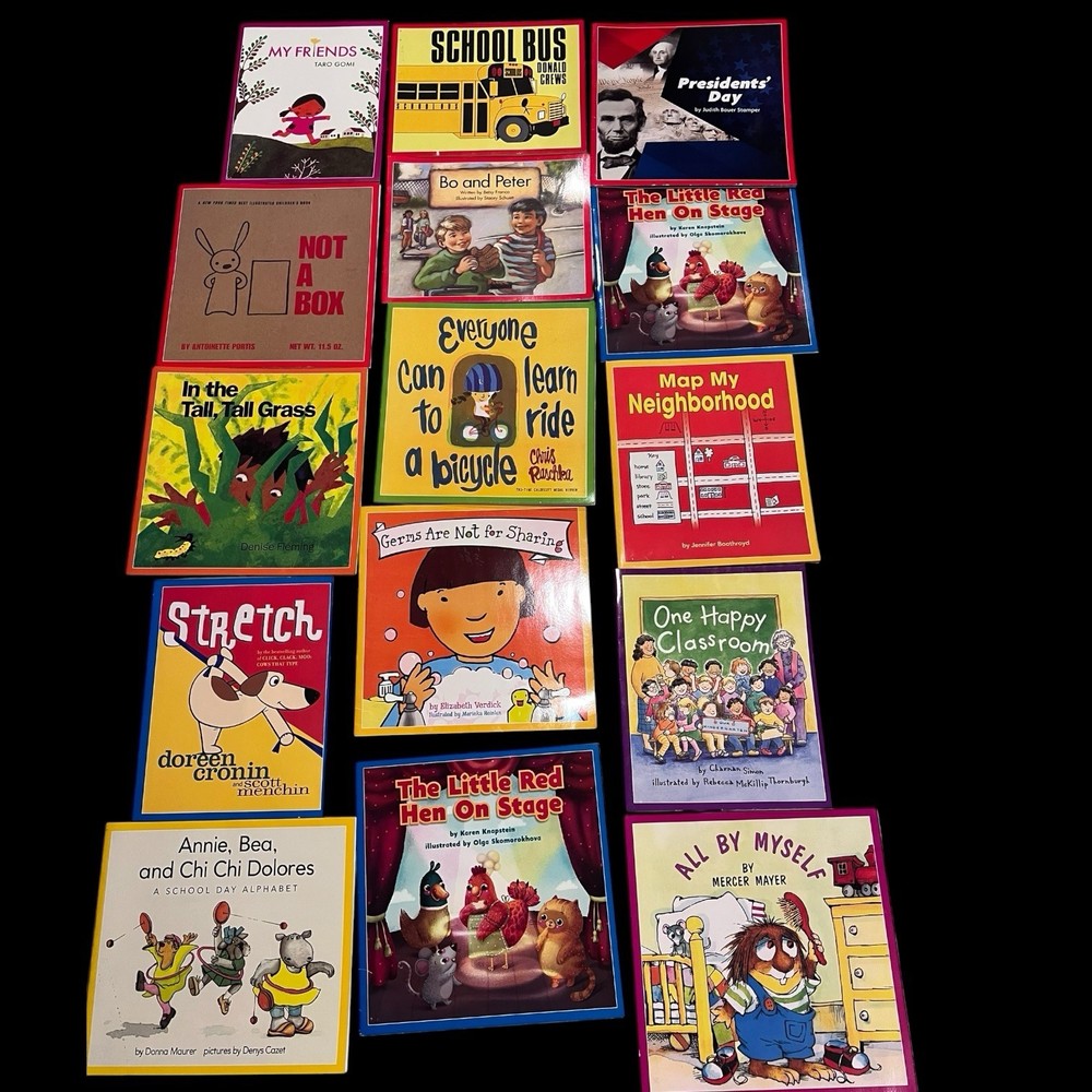 Houghton Mifflin Grade K Large Easel Classroom Books Big Homeschool Lot Of 15