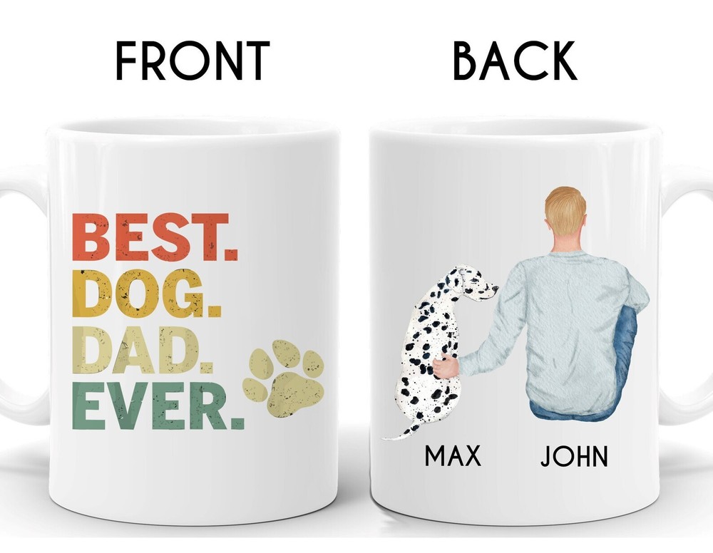 Personalized Dalmatian Mug Dalmatian Dad Mug Dalmatian Lover Mug Dalmatian Dad