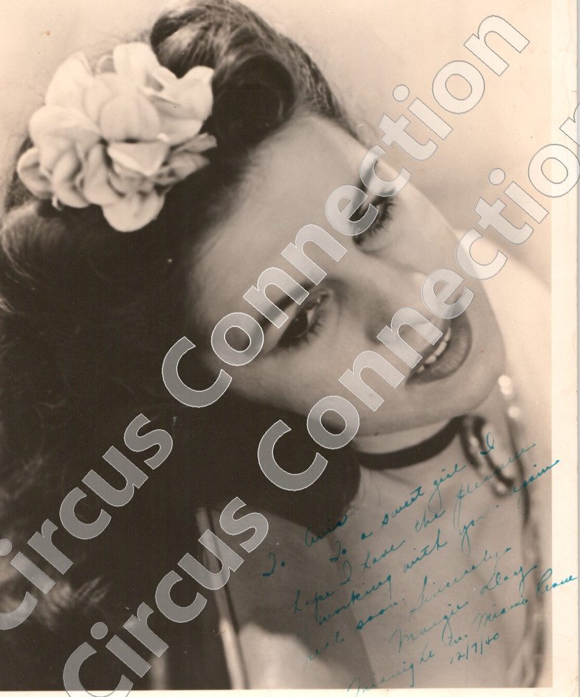 1940 Signed Performer Photo Margie Photograph 8