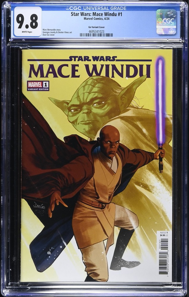 Star Wars: Mace Windu 1 CGC 9.8 Go Variant Cover