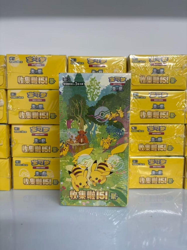 Pokemon TCG S-Chinese Collect 151C 4.0 Gather Slim Booster Box NEW GIFT-☑Mint【】