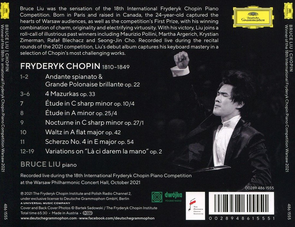Bruce Liu Winner Of The 18Th International Fryderyk Chopin Piano Competition War