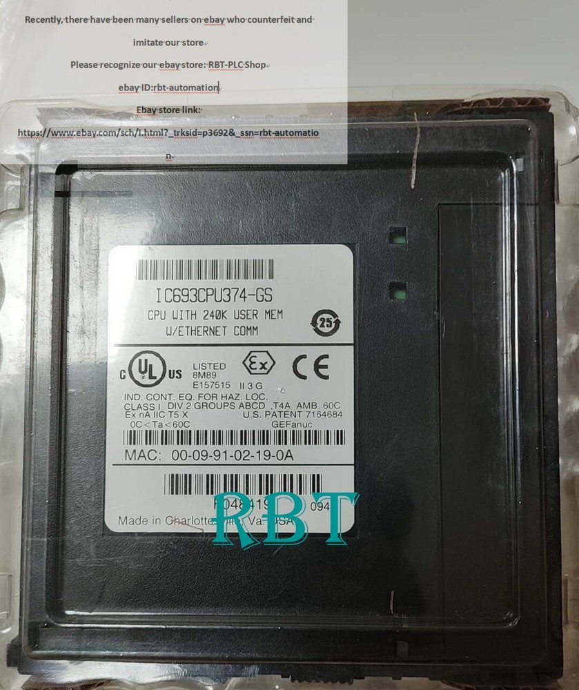 GE IC693CPU374-GS Controller Module brand new